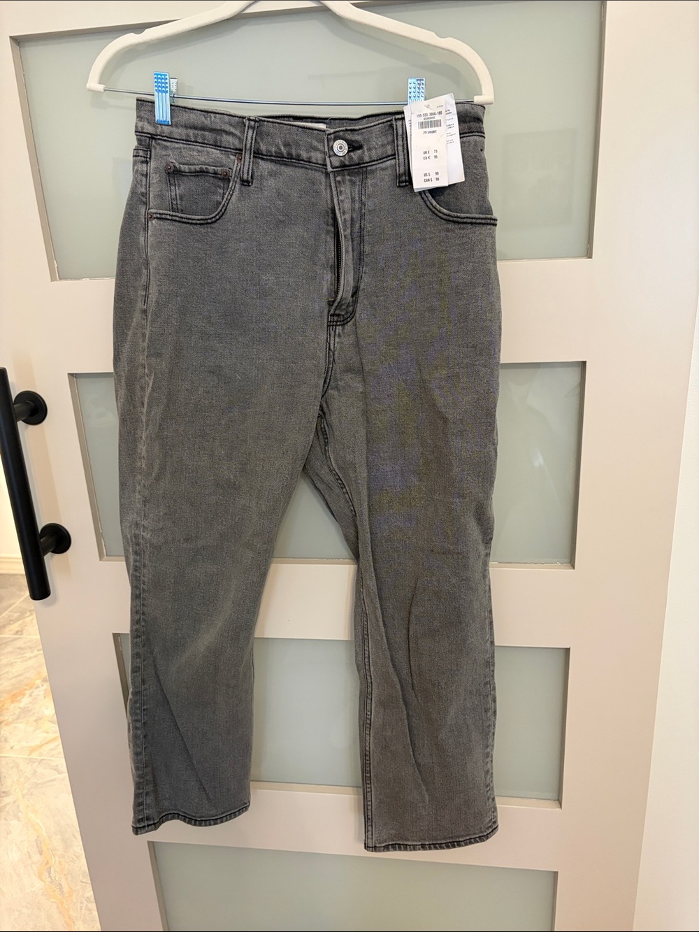 Abercrombie & Fitch Women's Grey Boyfriend Jeans